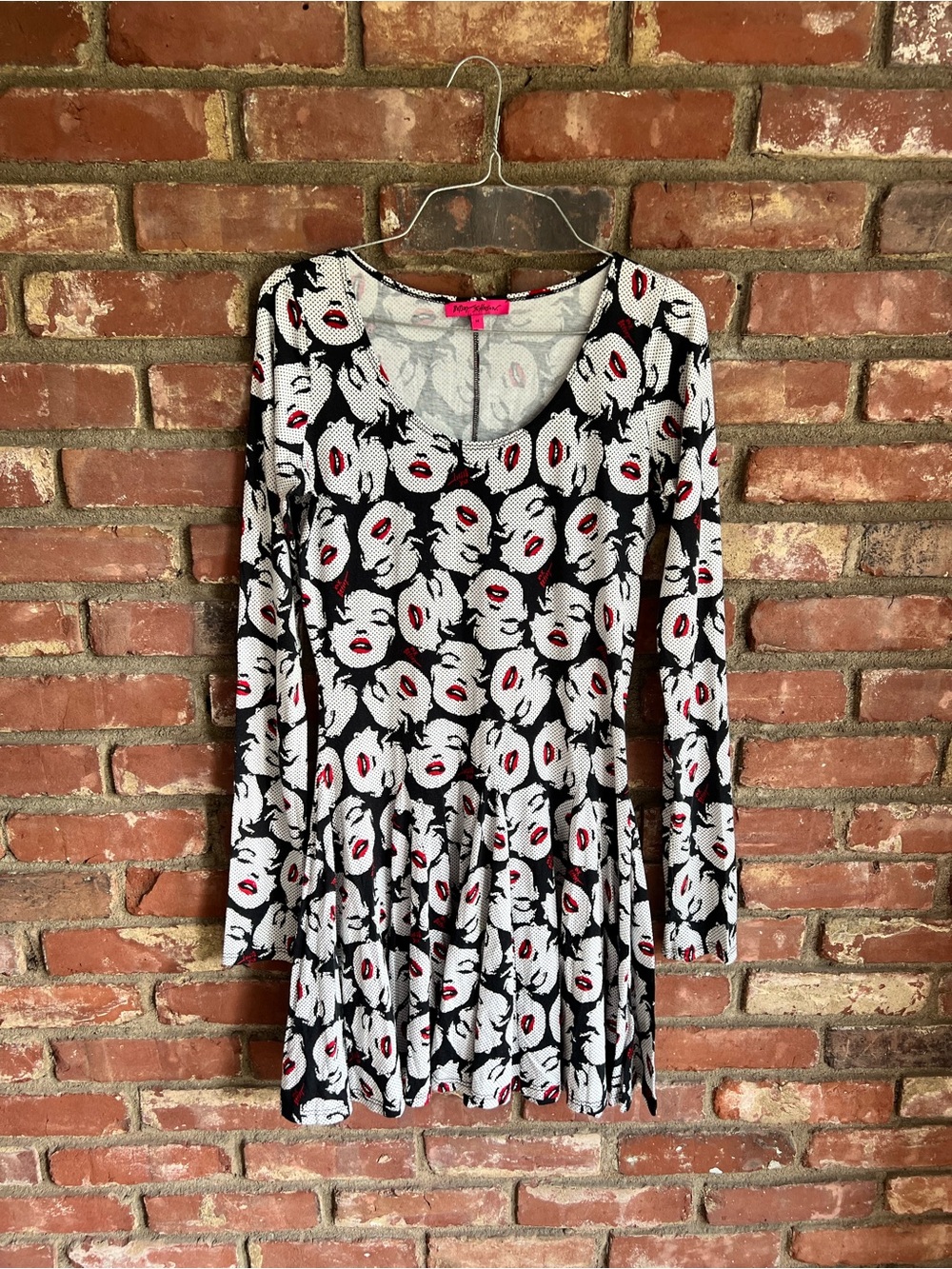 Betsey Johnson Marilyn Monroe Face Fit and Flare